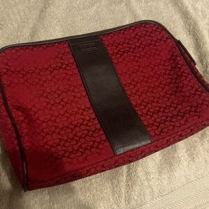 Coach travel pouch